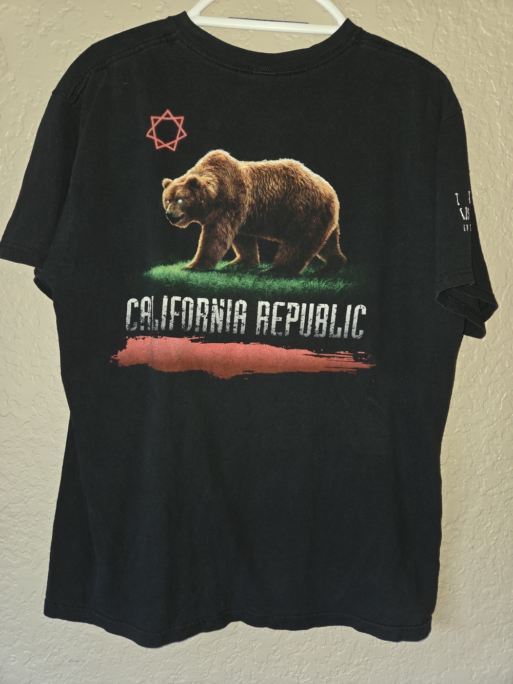 Tool Band Tee - California Republic Black Graphic Bear Tee
